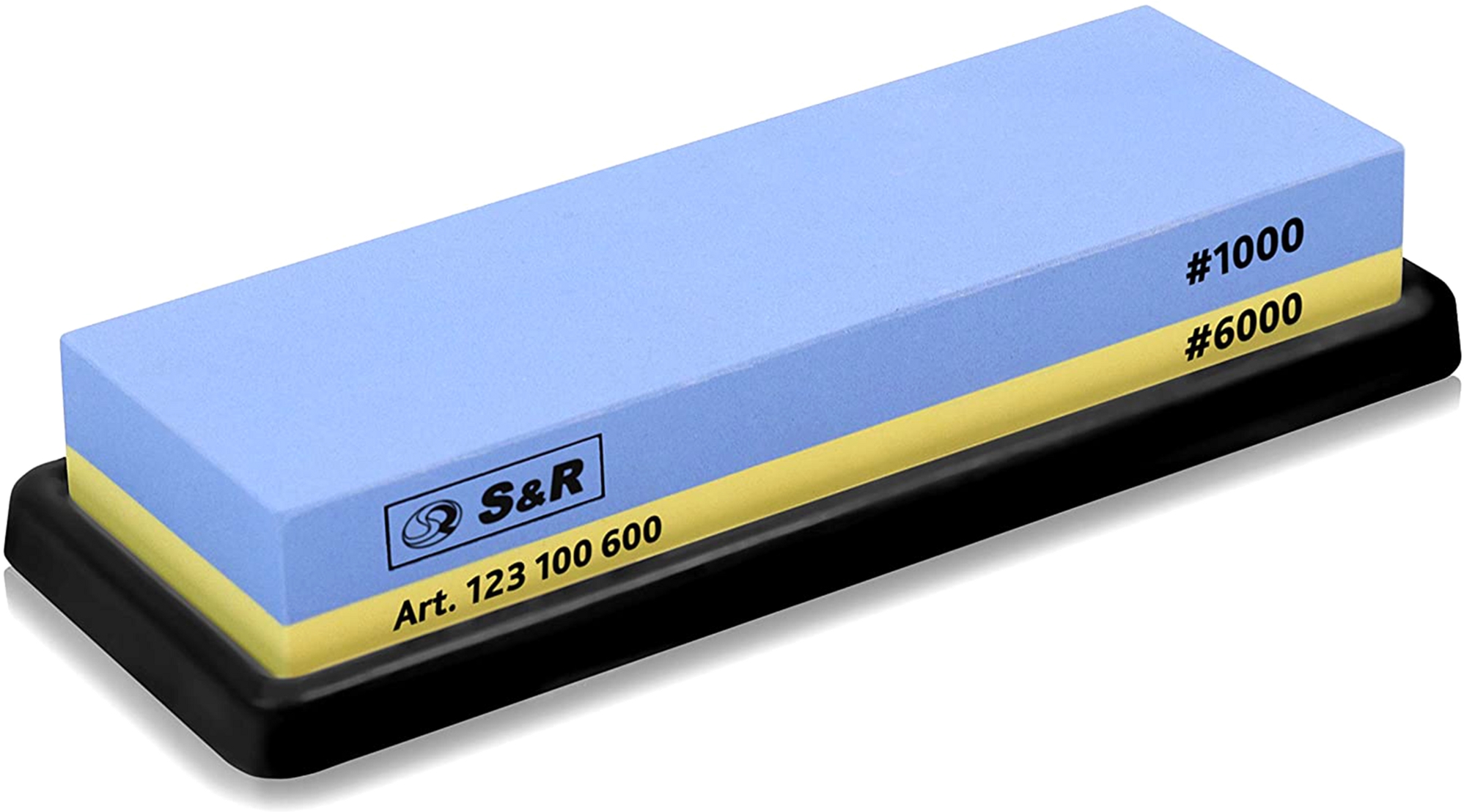 

Брусок точильный S&R Двусторонний с зерном 1000/6000 + силиконовая подложка