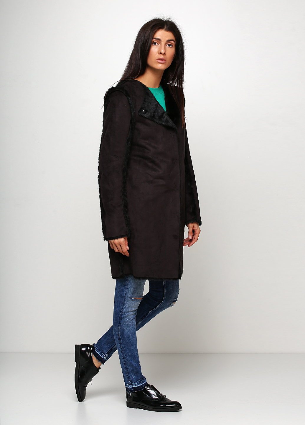 

Дубленка H&M 5885267 36 Черная