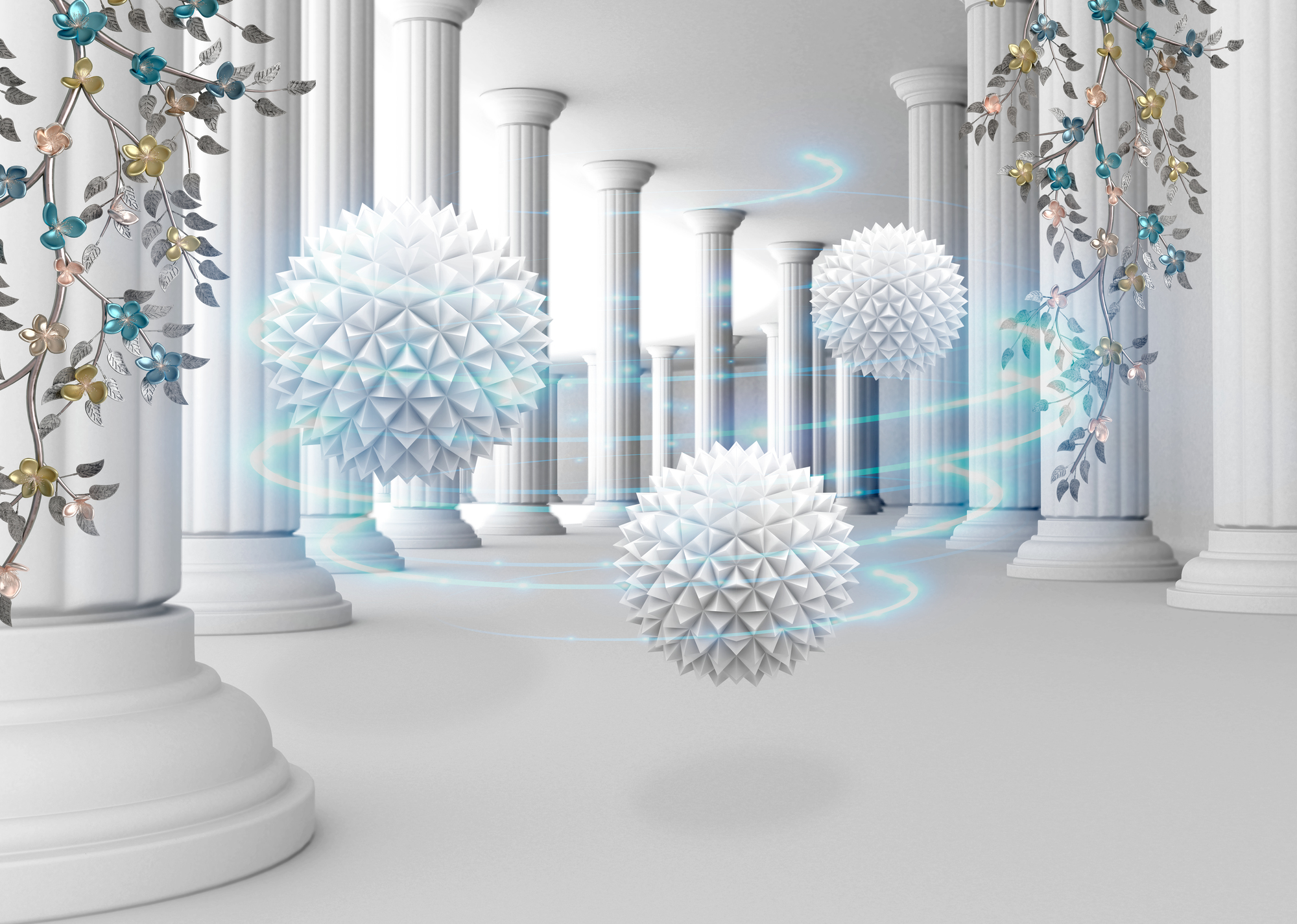 

Фотообои 3D 'Колонны' (4811) , Классик