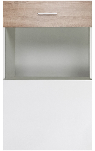 

Тумба DC Lina 1090х352х651 мм Дуб Сонома/Белый