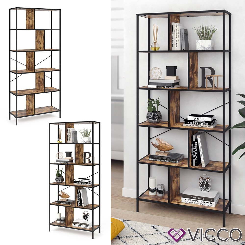 

Домашний стеллаж лофт 180х80, Vicco Fyrk