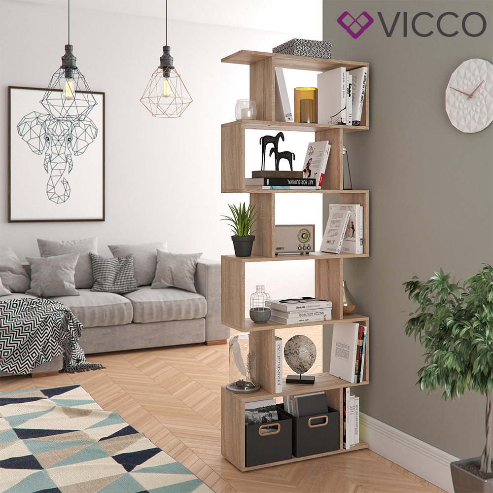 

Шкаф перегородка, разделитель Vicco Levio 6, сонома