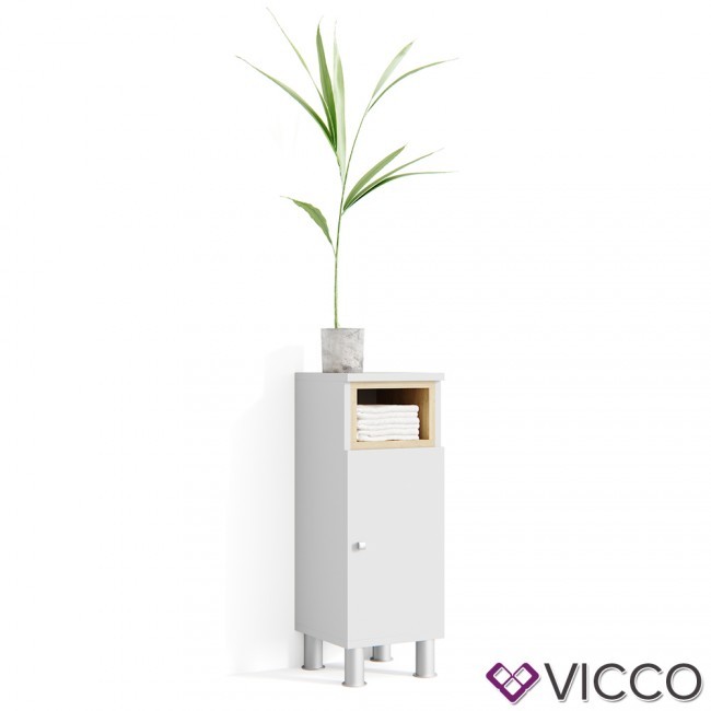 

Шкафчик для ванной Vicco Aquis, 30x81,8, белый