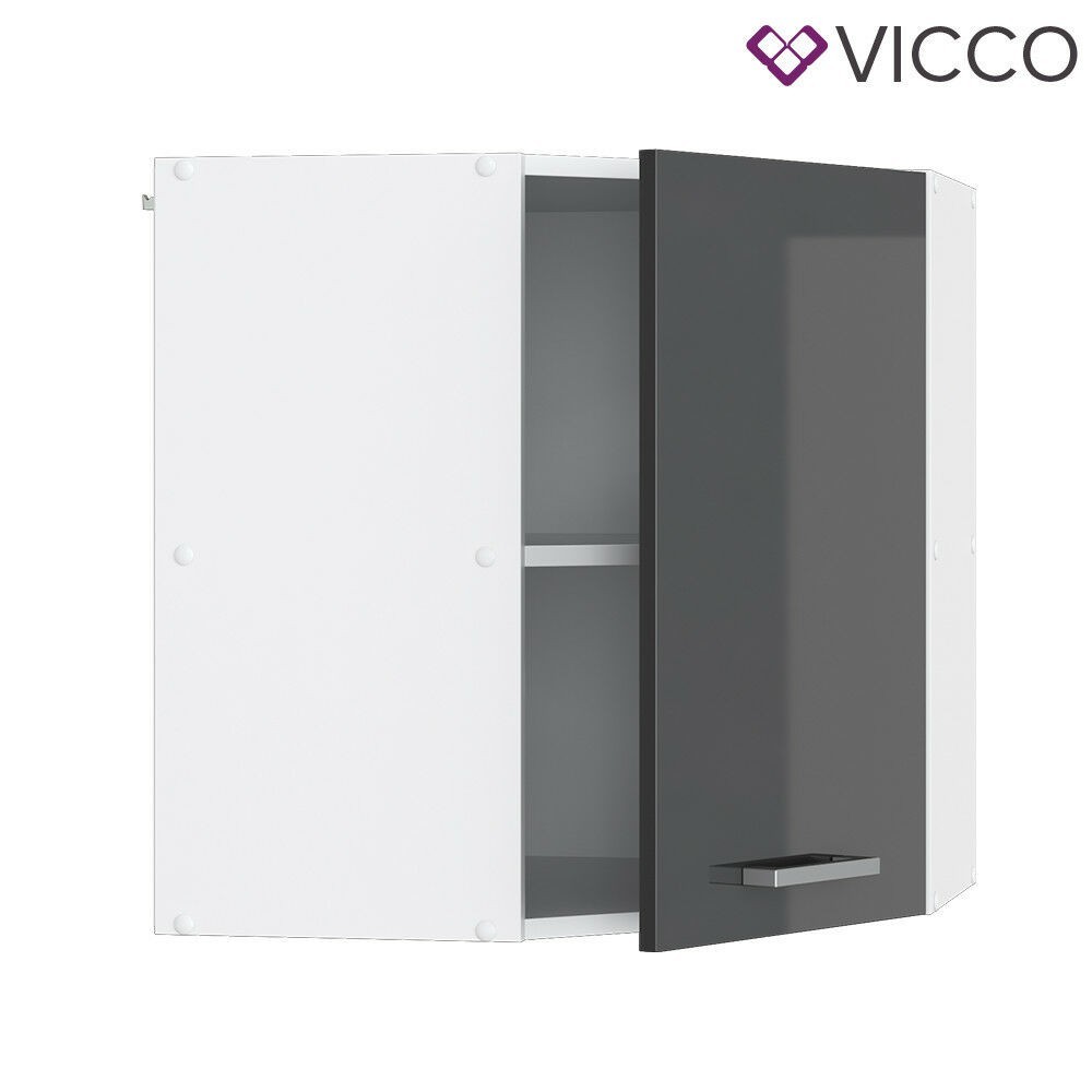 

Кухонный угловой шкаф, модуль Vicco 57х57, антрацит