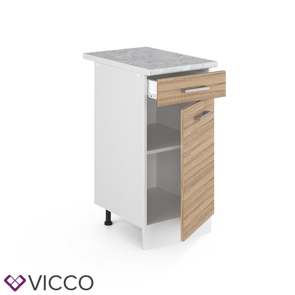 

Нижняя кухонная тумба, модуль Vicco 40х46, сонома