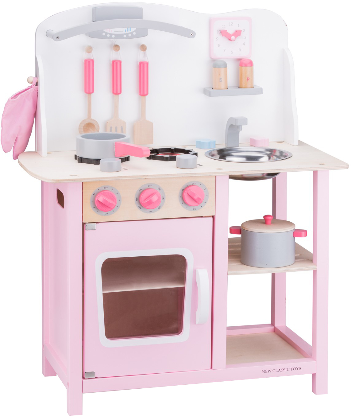 

Игрушечная кухня New Classic Toys Bon Appetit Розовая (8718446110543)