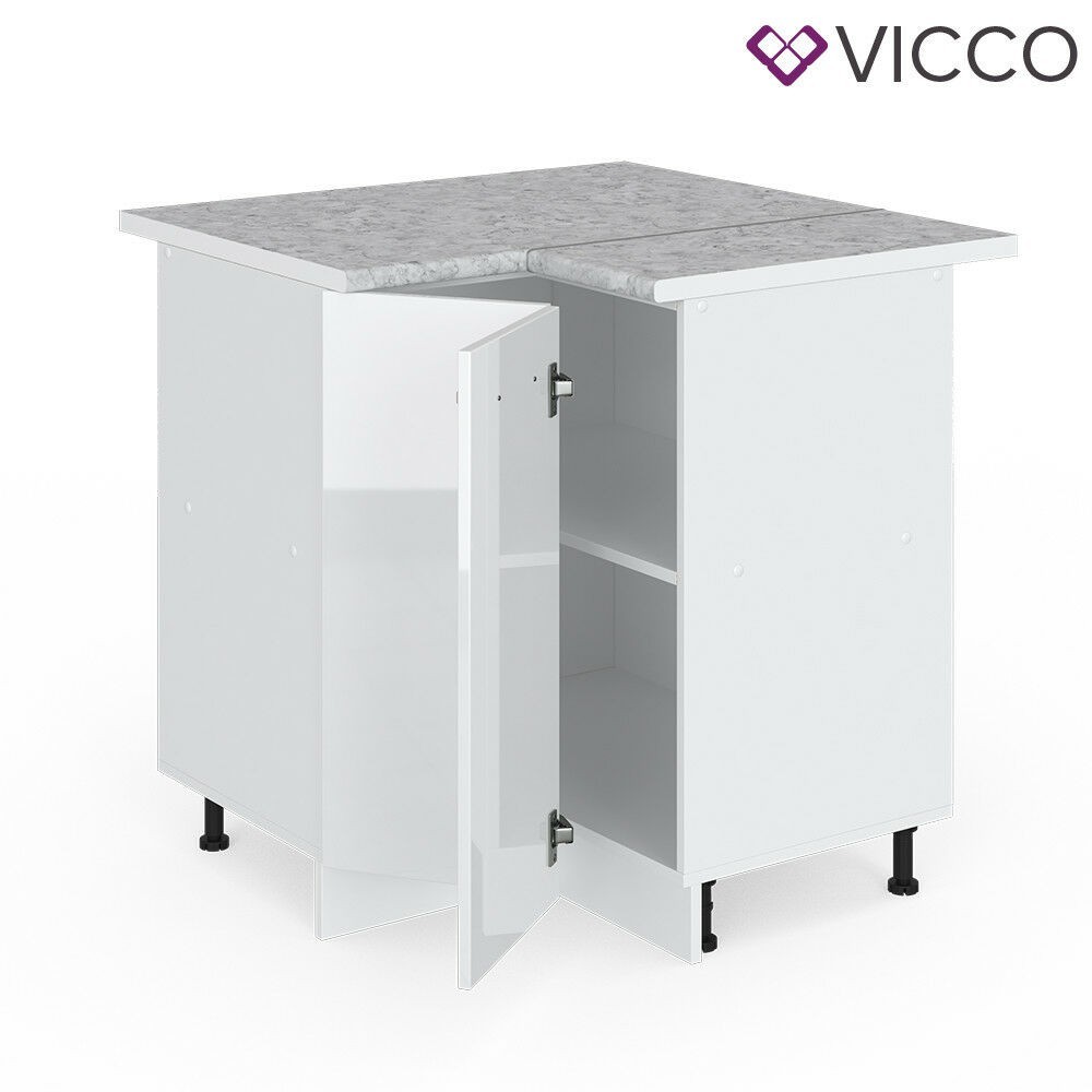 

Угловой кухонный шкаф Vicco, 75,6 х 75,6, белый
