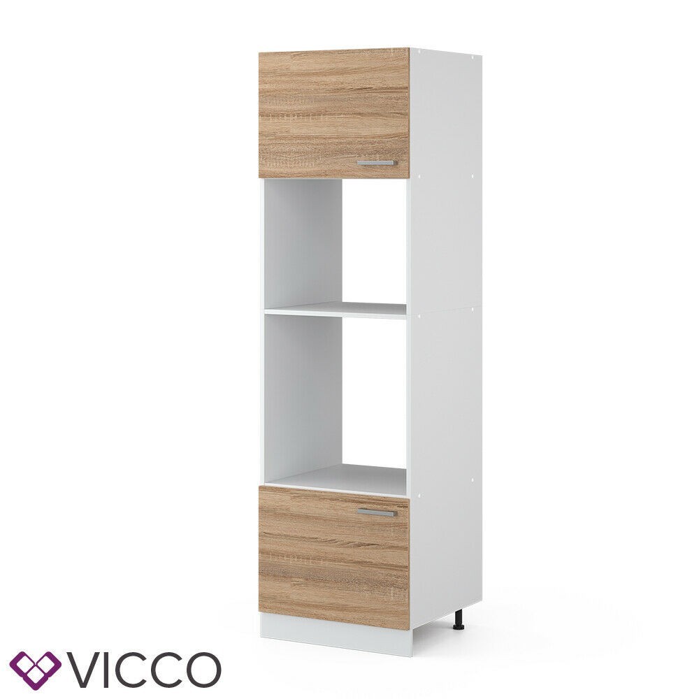 

Высокий кухонный шкаф духовка Vicco 60х206,8 сонома