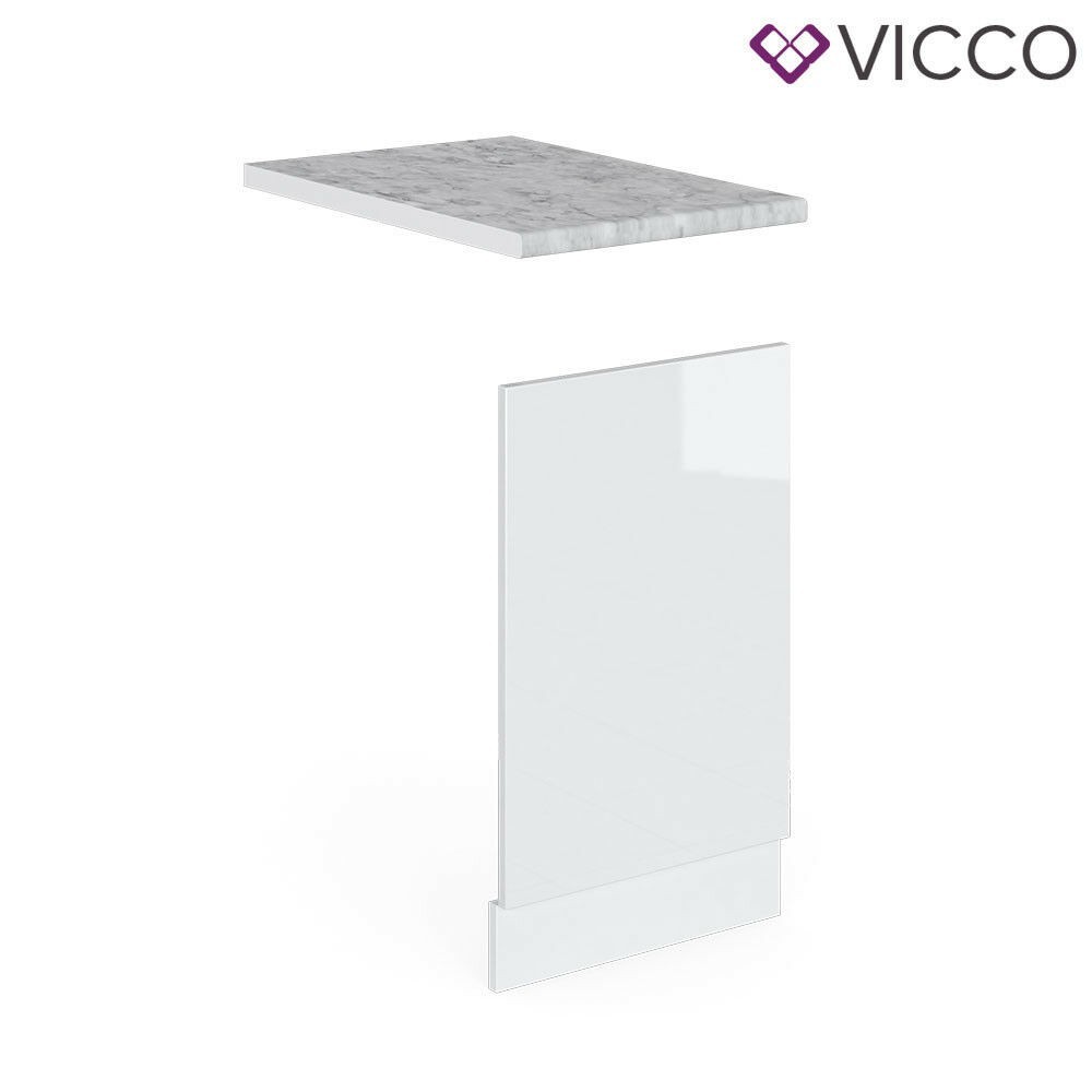 

Фасад для посудомоечной машины 45 см, Vicco белый