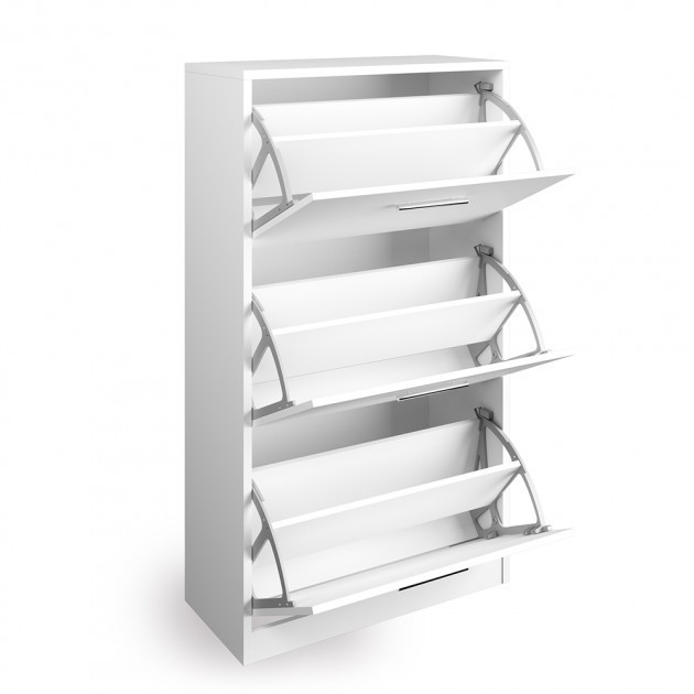 

Шкаф для обуви Vicco Gizmo, 3 ячейки, 59x105, белый