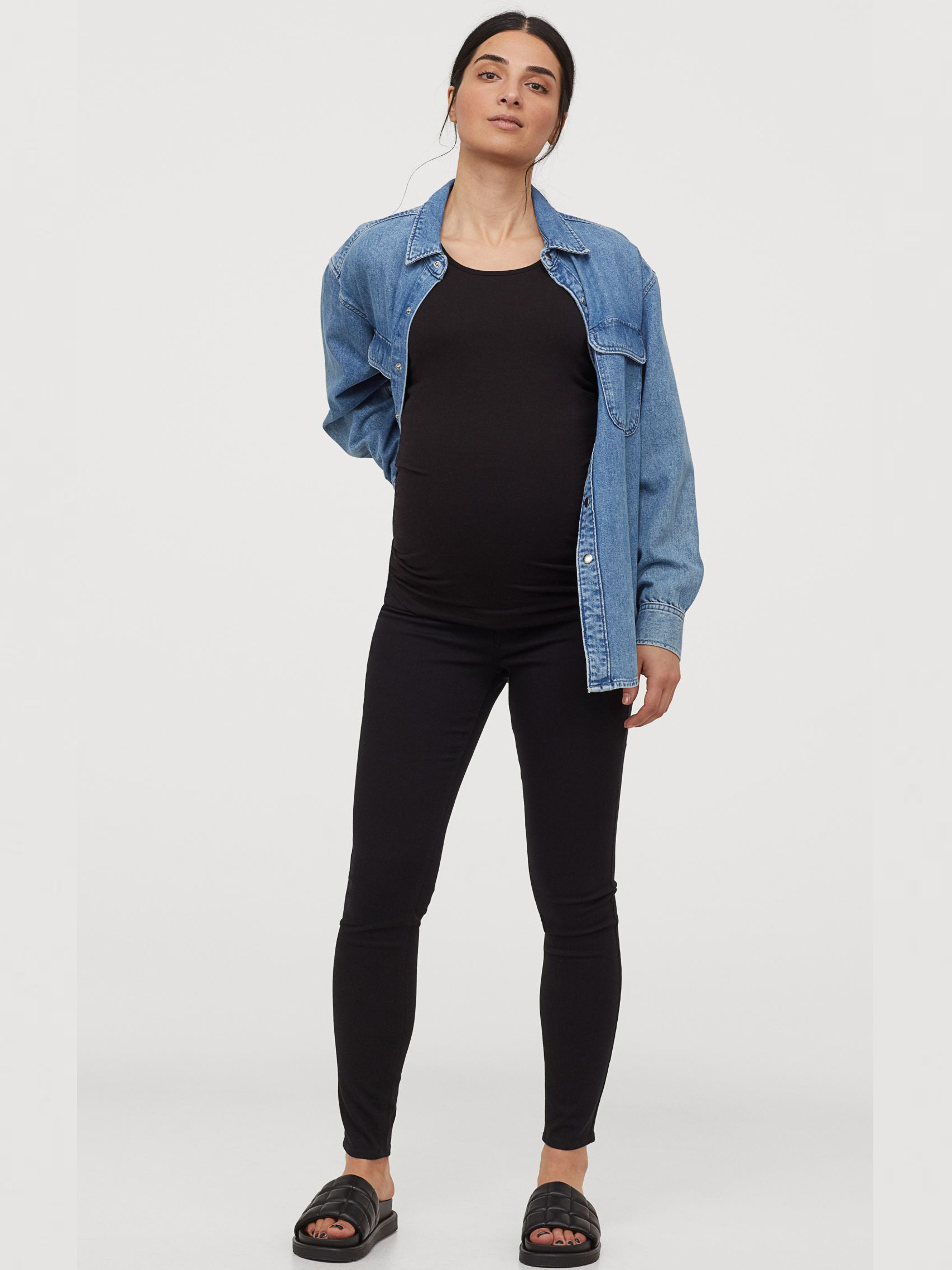 

Брюки для беременных H&M Mama 0775382-1 S Черные