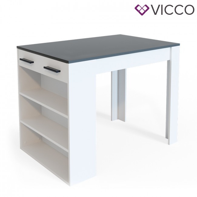

Барный стол стойка Vicco, белый + антрацит