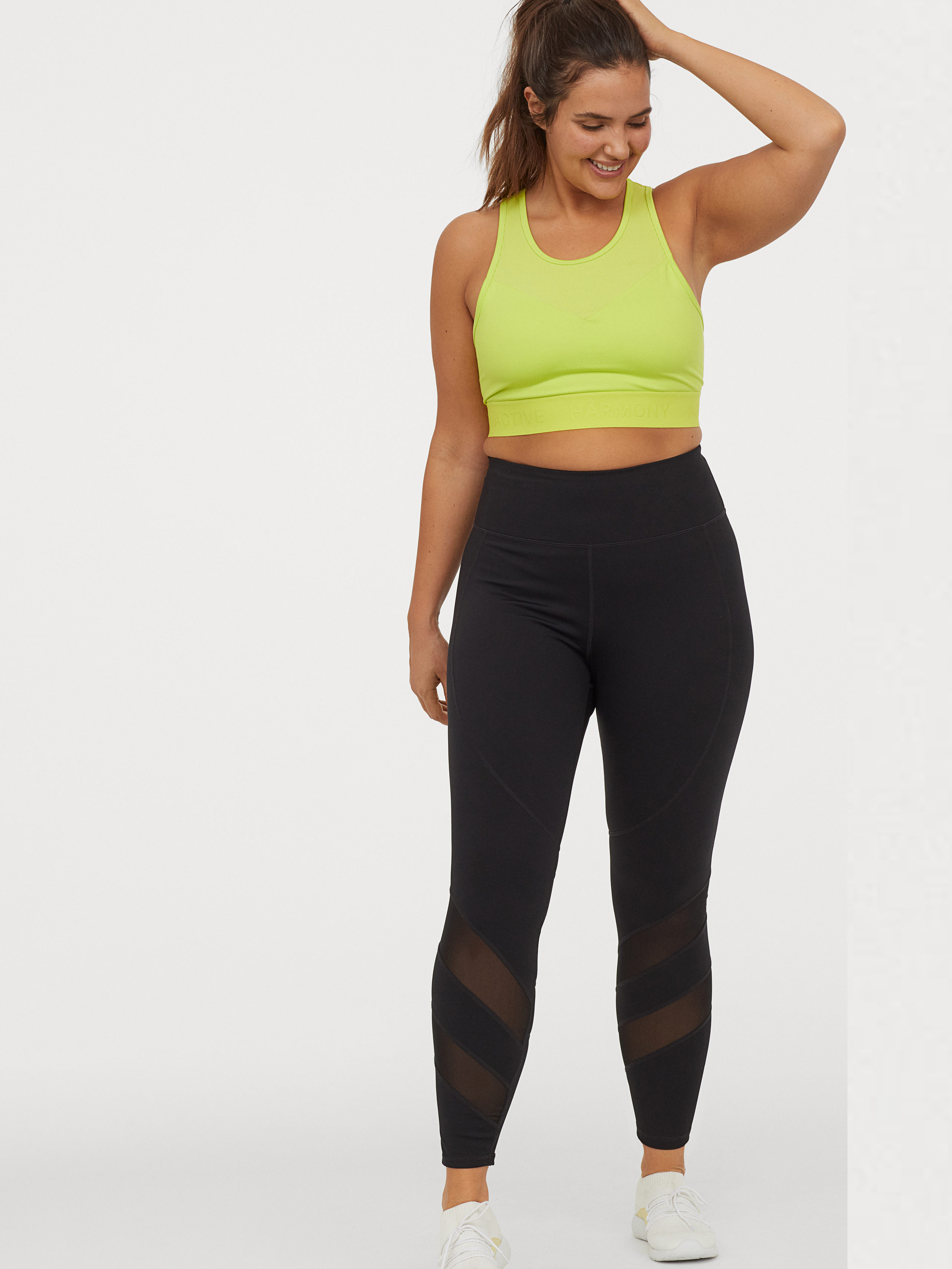 

Спортивные леггинсы H&M Sport 0825227-1 XL Черные