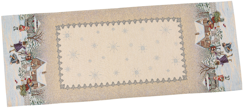 

Дорожка на стол Limaso новогодняя гобеленовая Полярный экспресс RUNNER908-45 45x140 см