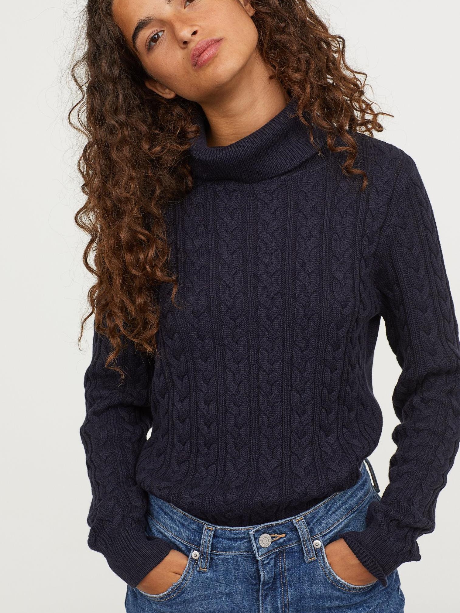 

Свитер H&M 0691764-8 L Синий