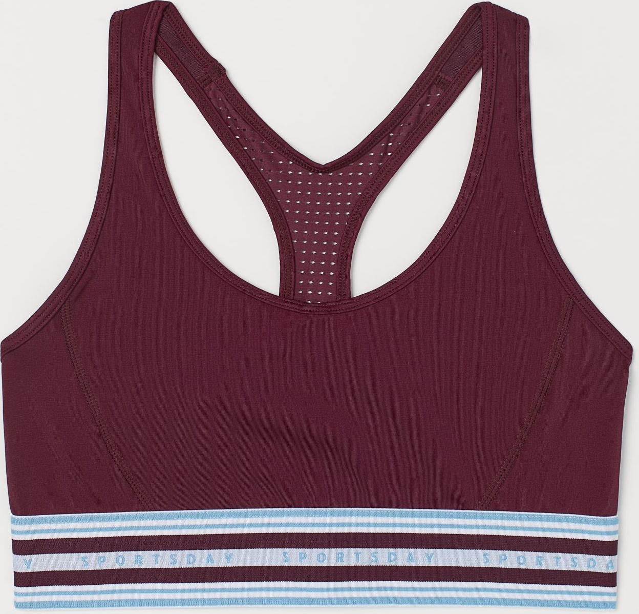 

Спортивный топ H&M Sport 0806965-1 S Сливовый