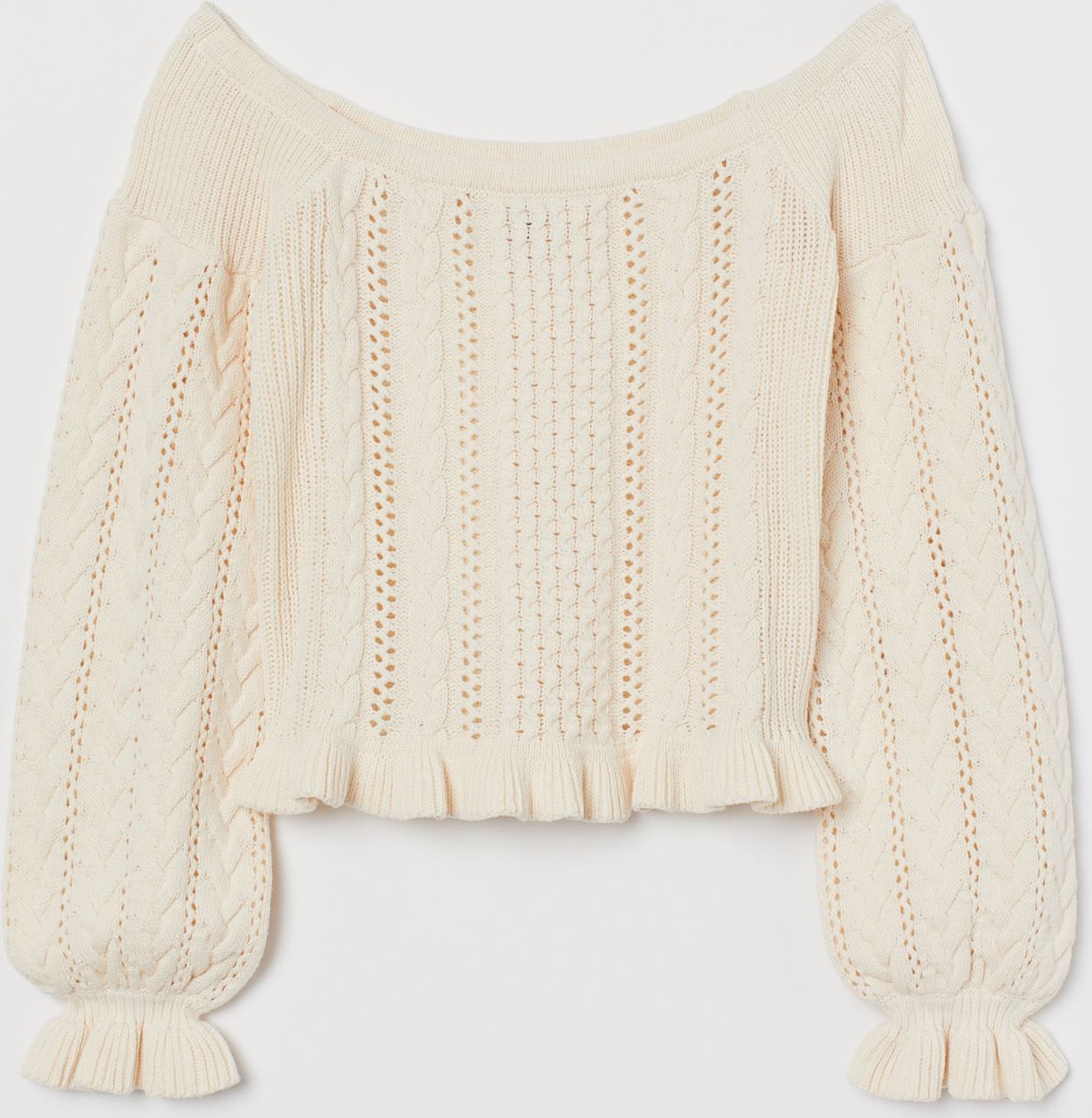 

Джемпер H&M 0669895-1  Молочный, Джемпер H&M 0669895-1 S Молочный