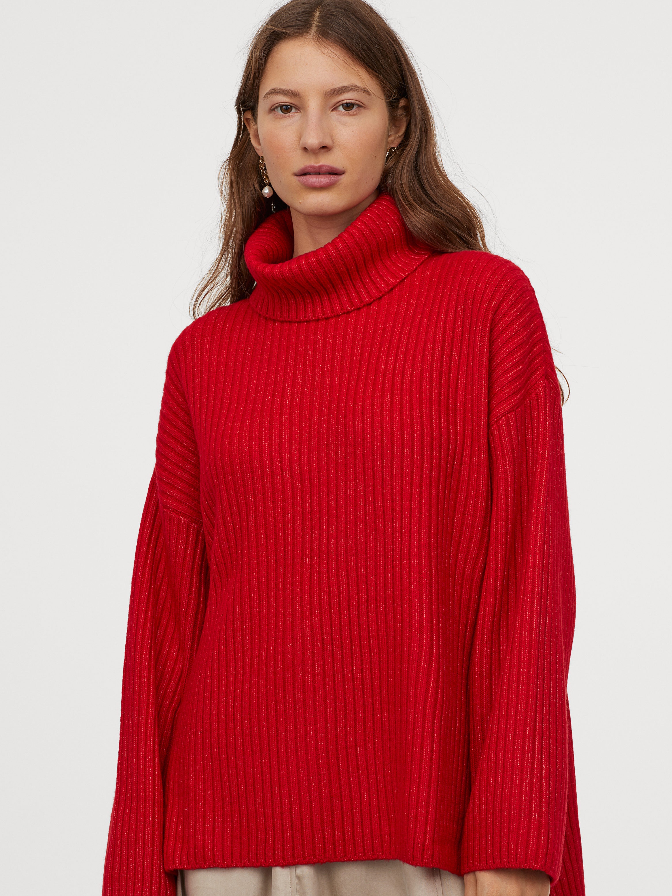 

Свитер H&M 0840566-0 S Красный