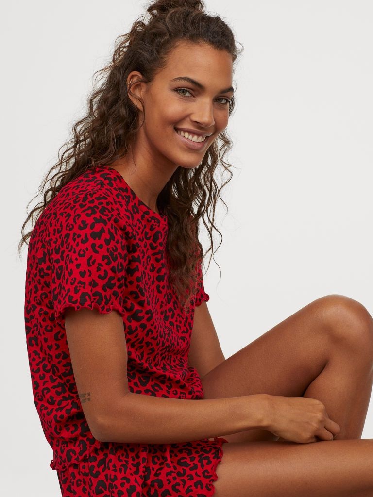 

Футболка H&M 0845998-0 M Красная