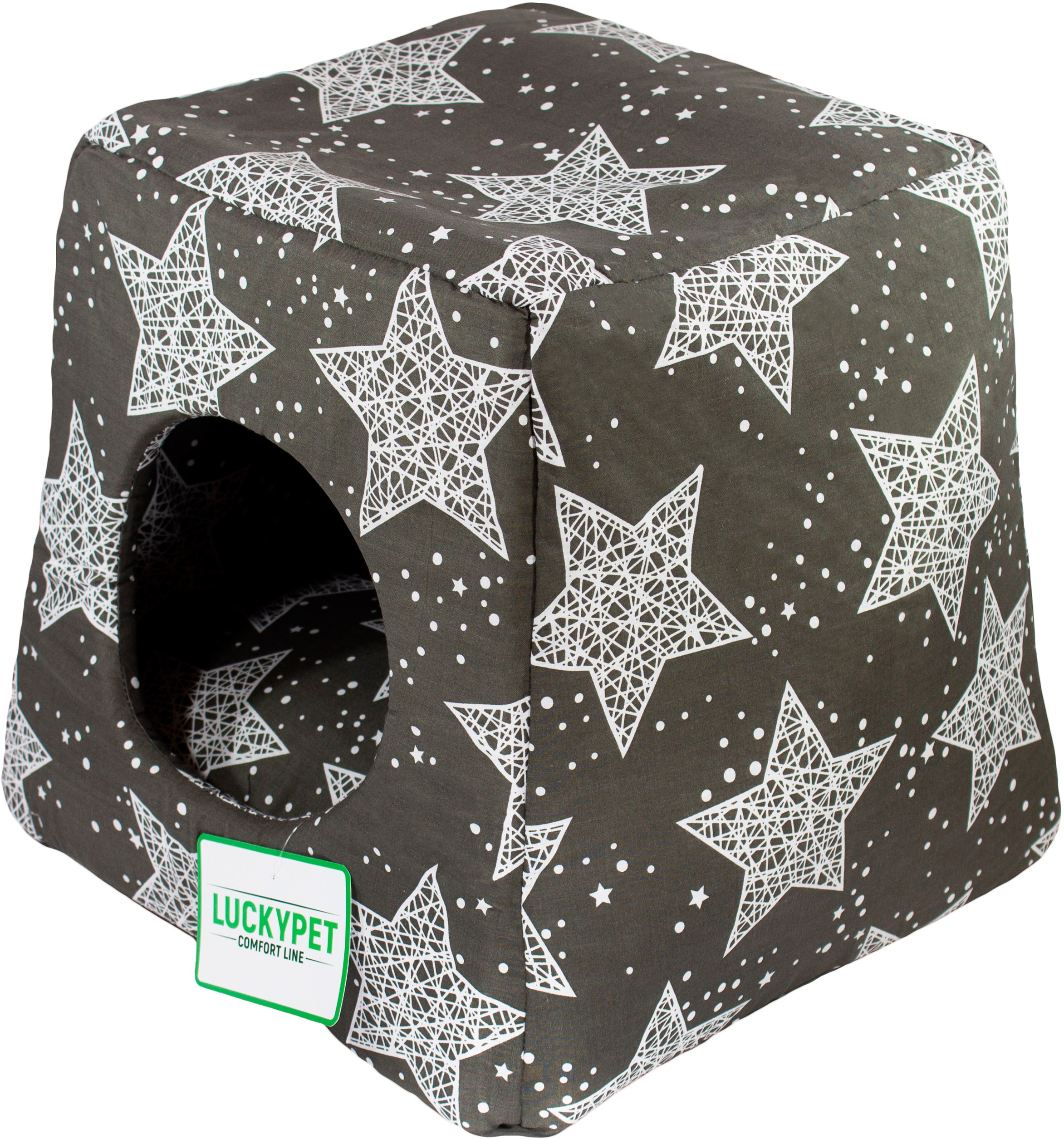 

Куб для собак и кошек Lucky pet №2 Марс 42x42x42 см Серый