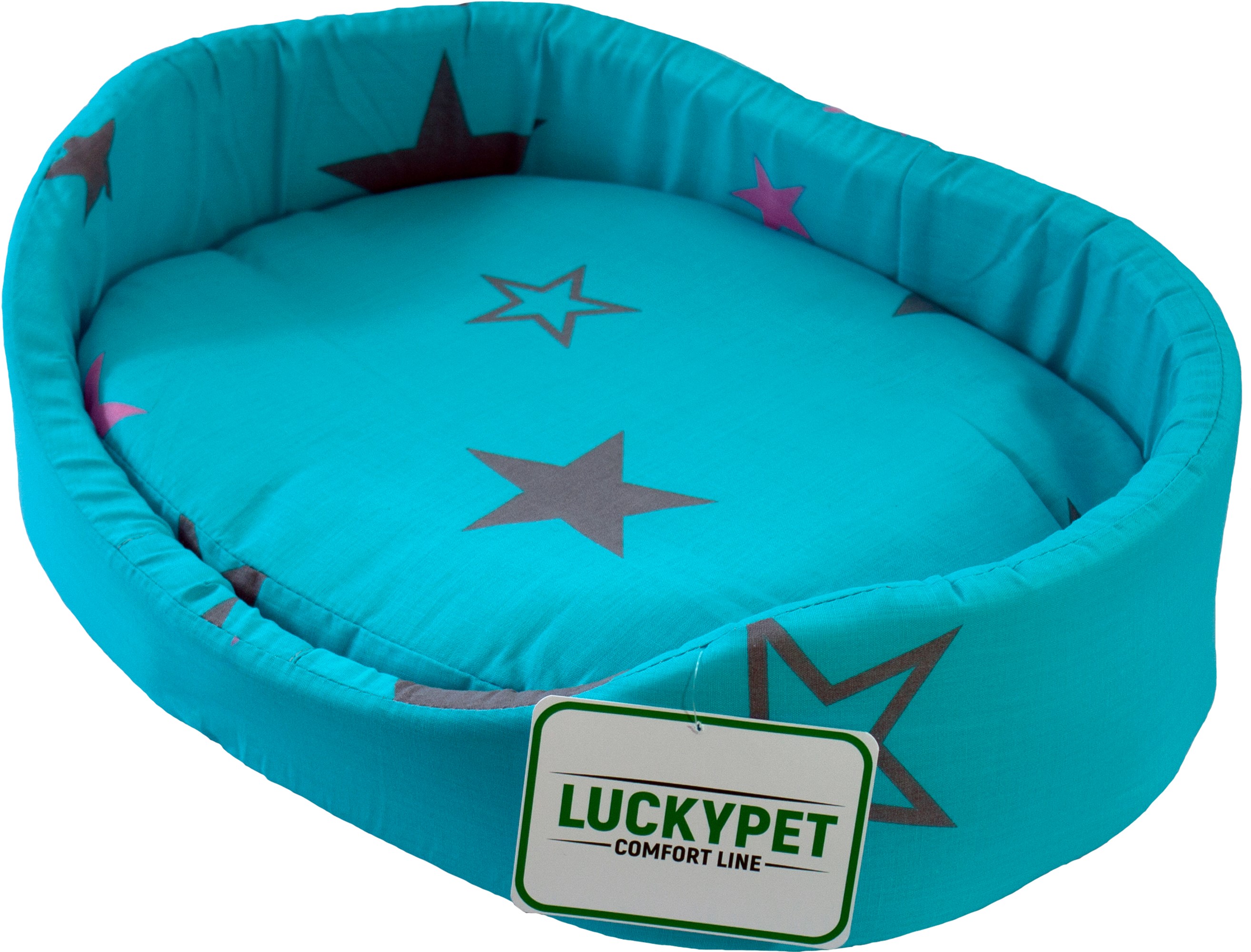 

Лежак для собак и кошек Lucky pet №4 Макс 46x62x14 см Бирюзовый