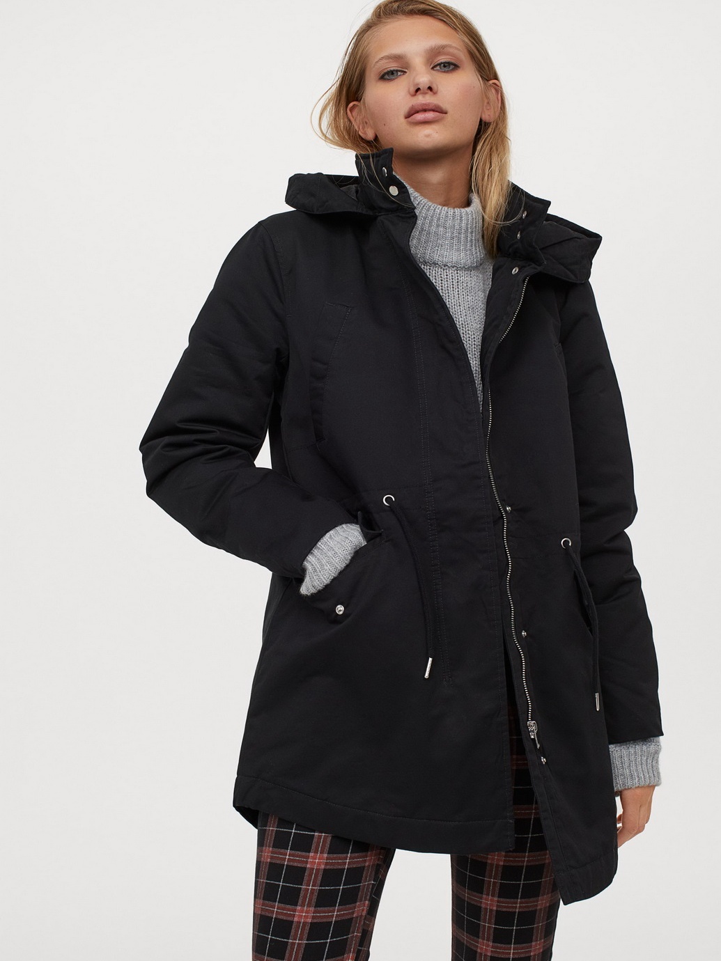 

Парка H&M 0742561-0 M Черная