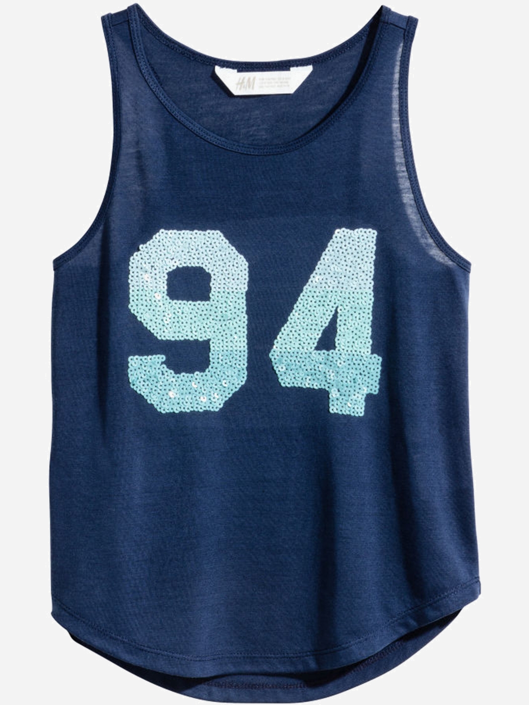 

Майка H&M 0506906 134-140 см Синяя