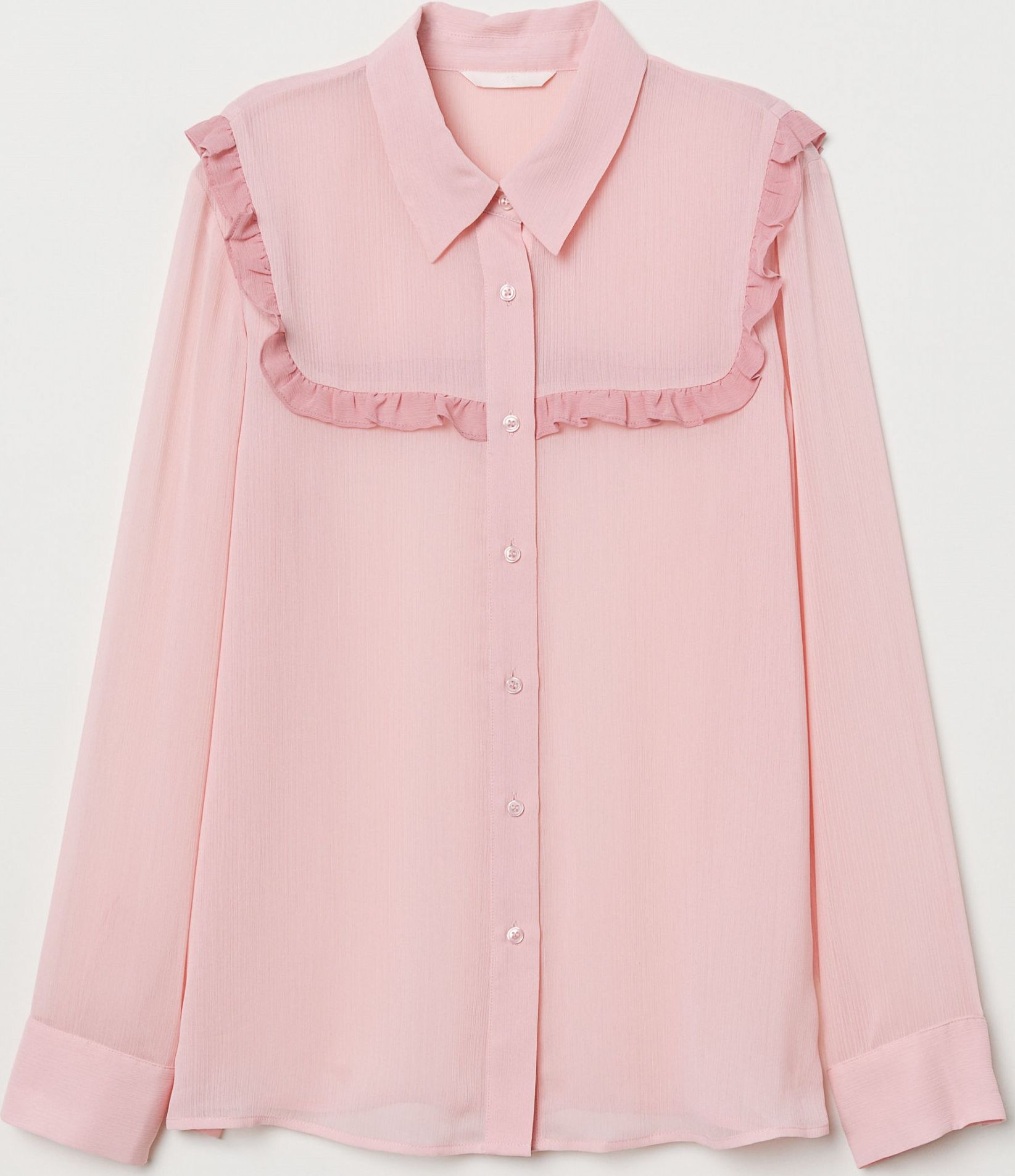 

Рубашка H&M 6656508-ACWV 44 Светло-розовая