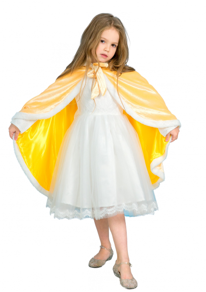 

Накидка из бархата 4 года (104 см) 3232-yellow желтый цвет