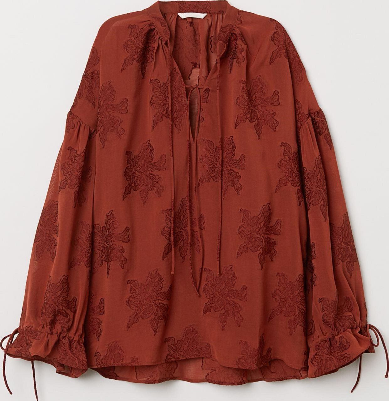 

Блузка H&M 7121678-AAXI 44 Кирпичная