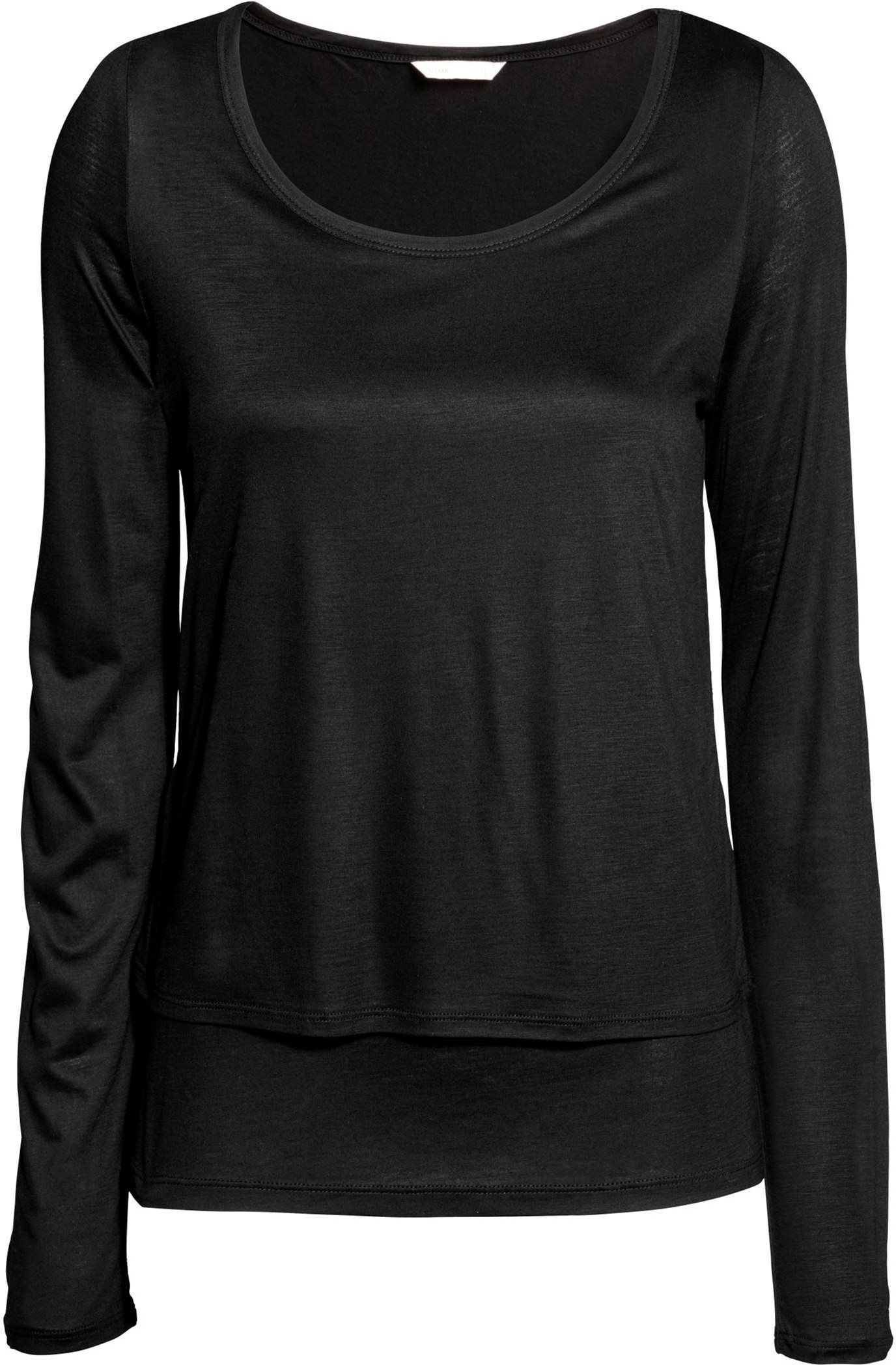 

Лонгслив H&M 5710527-AAAD M Черный
