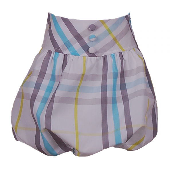 

Юбка в клетку с пуговицами 4 года (104 см) B 50037-blue stripes белый цвет