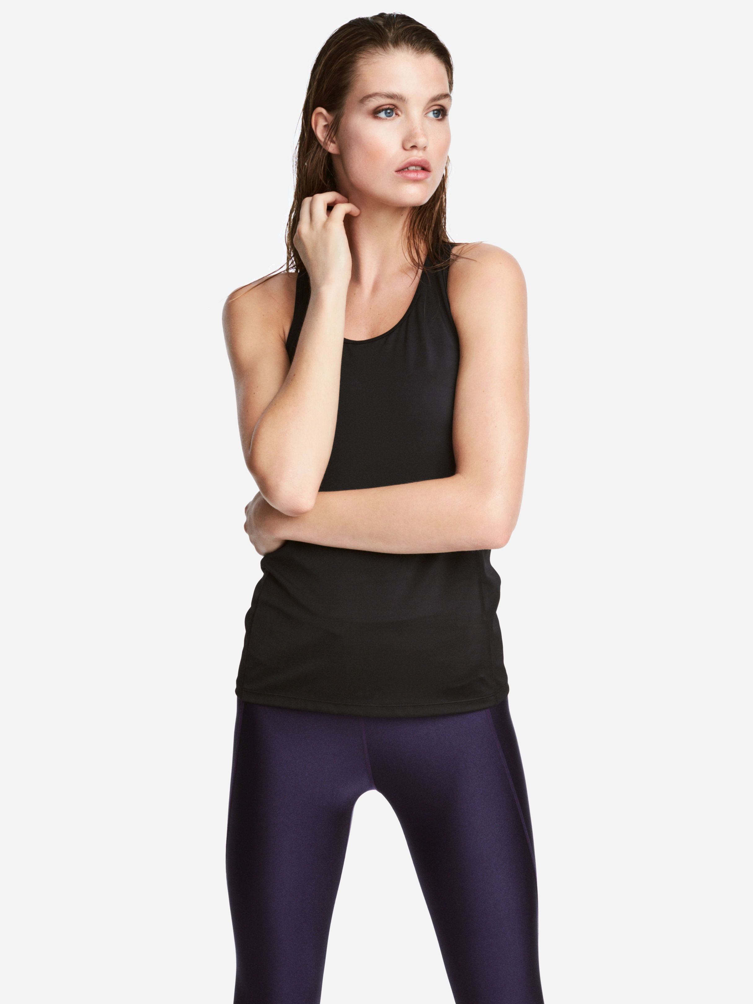 

Спортивная майка H&M 5415696-AAAD XL Черная