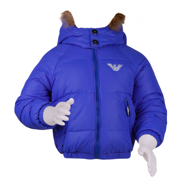 

Куртка для мальчика 4 года (104 см) O 10255-blue голубой цвет