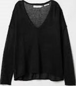 

Пуловер H&M 6616158-AAAD L Черный