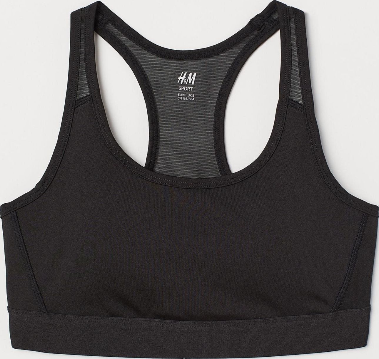 

Спортивный топ H&M 7542380-AAAD M Черный