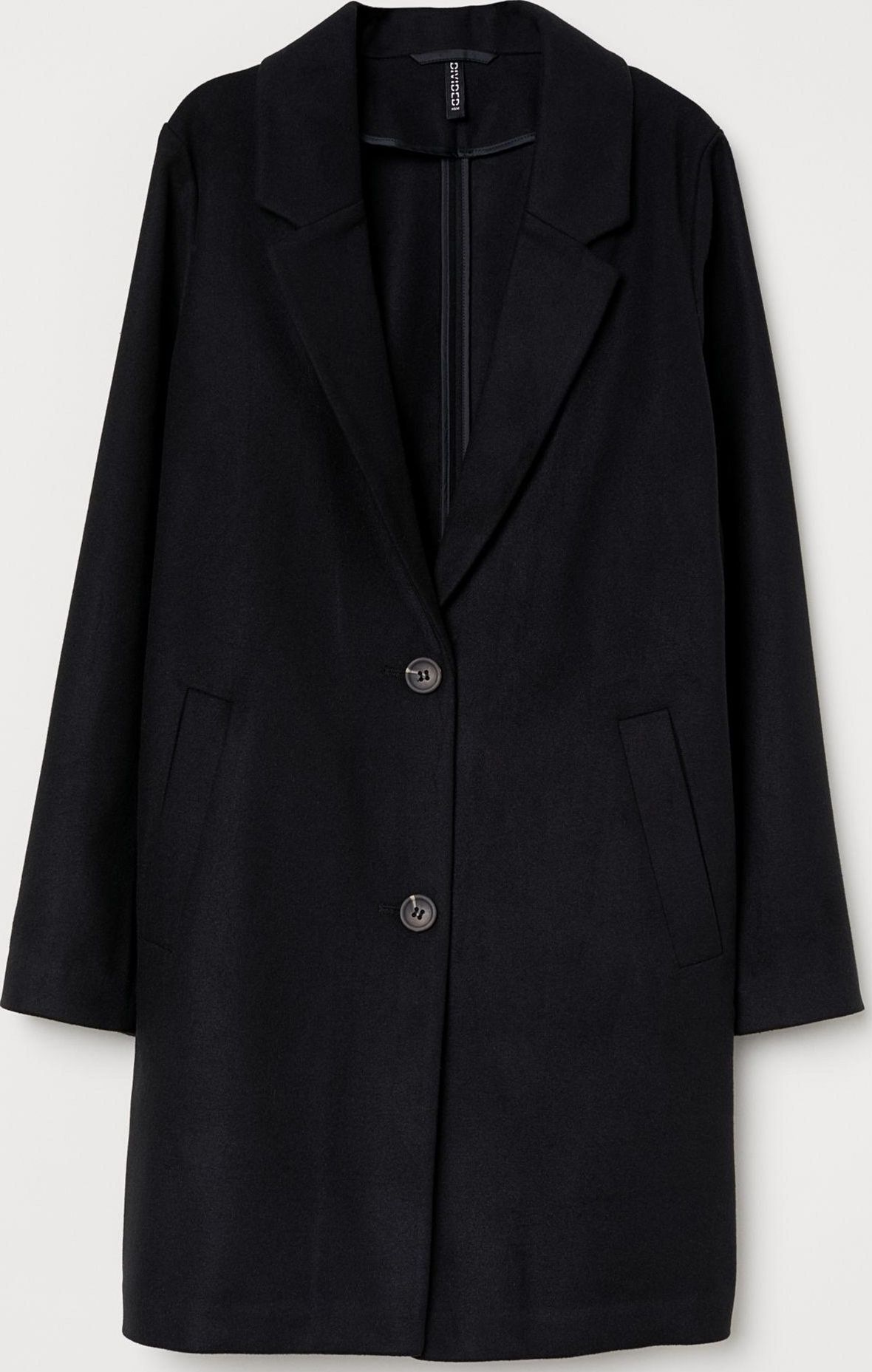 

Пальто H&M 6770628-AAAD S Черное