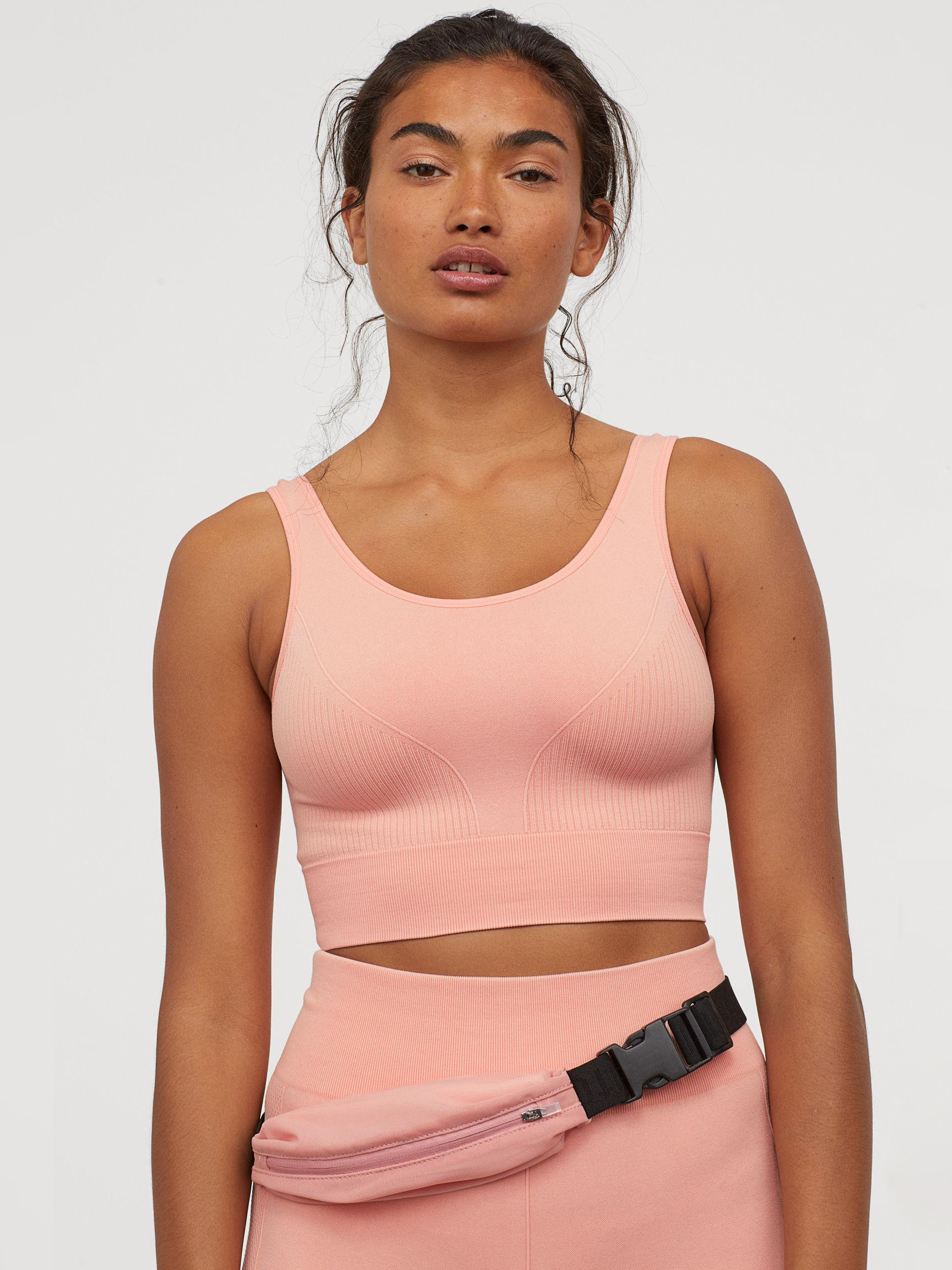 

Спортивный топ H&M 7041280-ACVZ S Персиковый