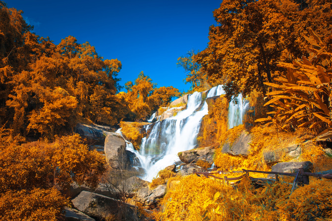 

Фотообои Природа 'Осенний водопад' (2310) , Кожа