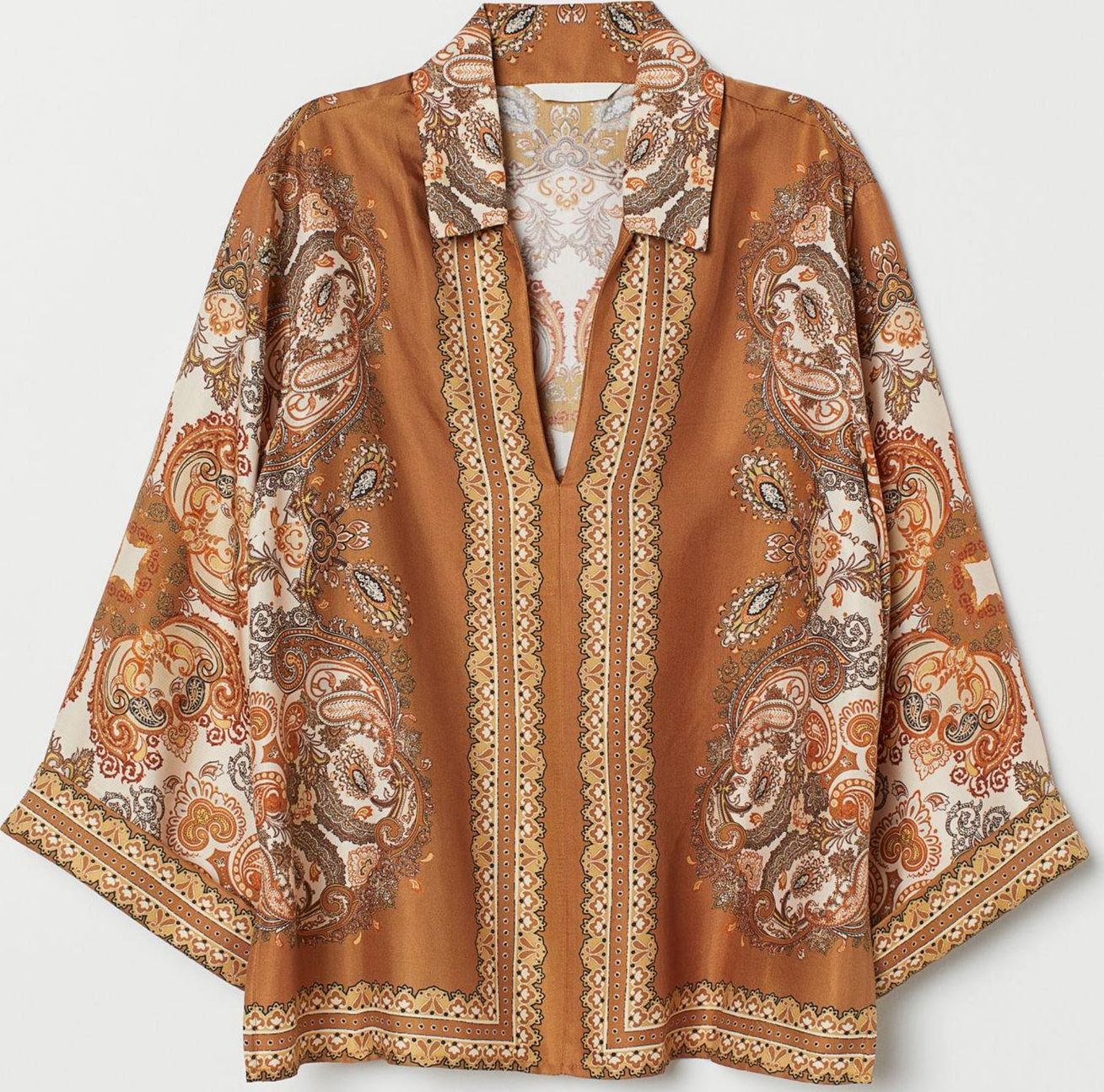 

Блузка H&M 7500659-ABQK 40 Светло-коричневая