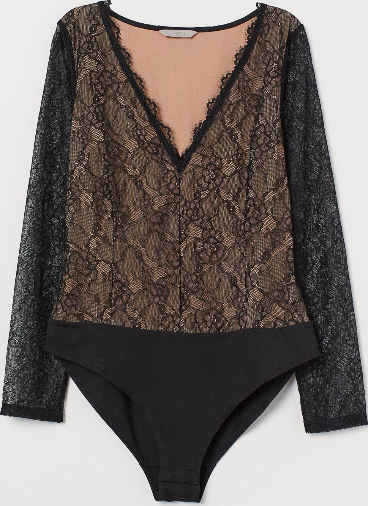 

Боди-блузка H&M 7721190-AAAD M Черная