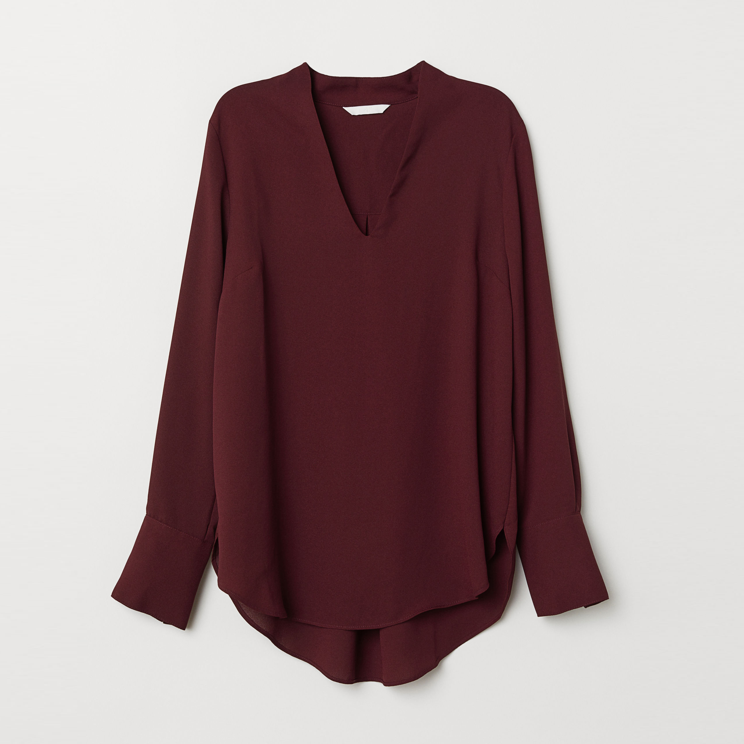 

Блузка H&M 6803748-ACUK 32 Бордовая