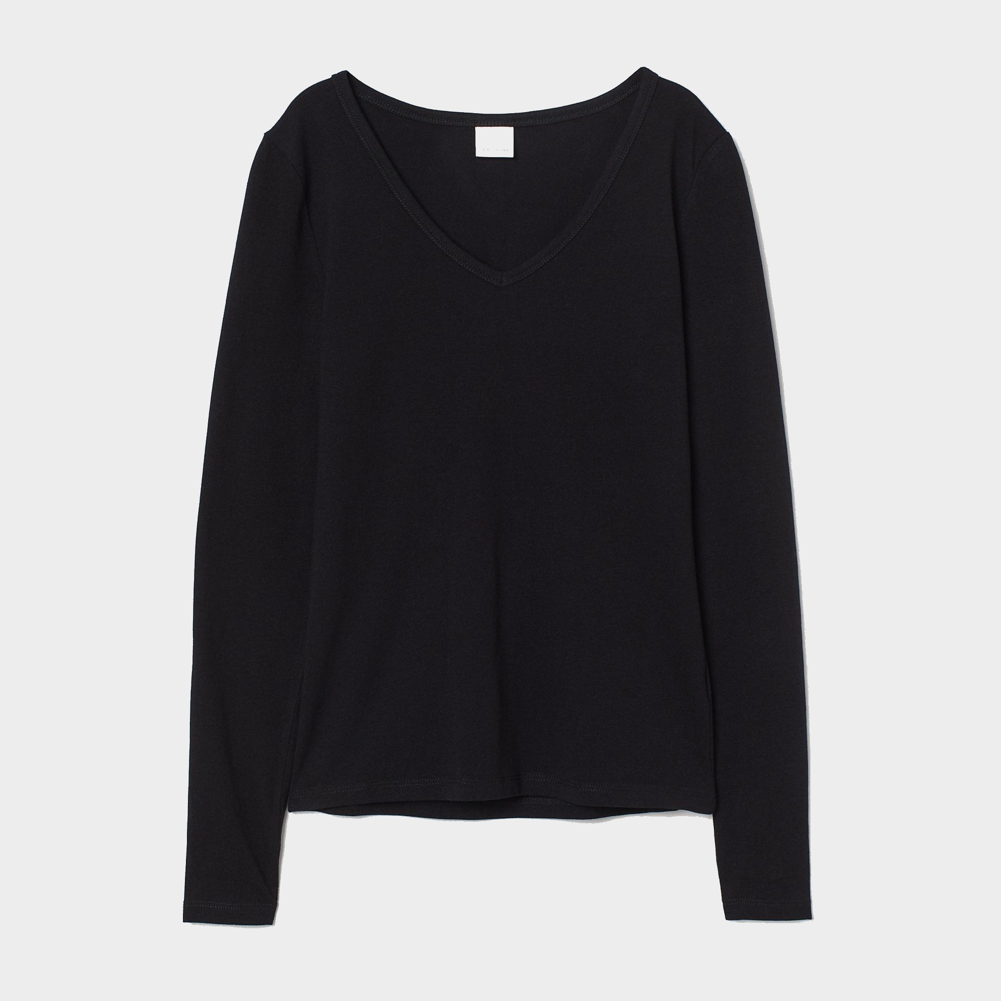 

Лонгслив H&M 8280501-AAAD S Черный