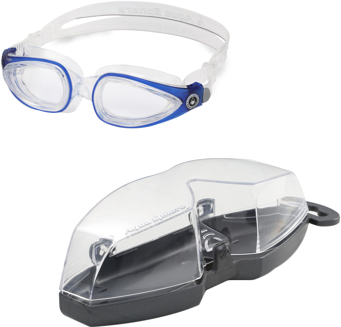 

Очки для плавания Aqua Sphere EAGLE Clear/Blue Lens Clear (188480)