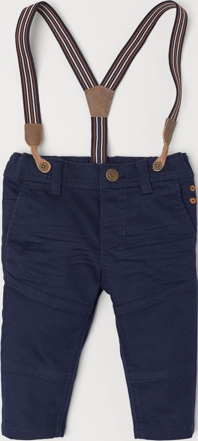 

Брюки H&M 0643466 80 см Темно-синие
