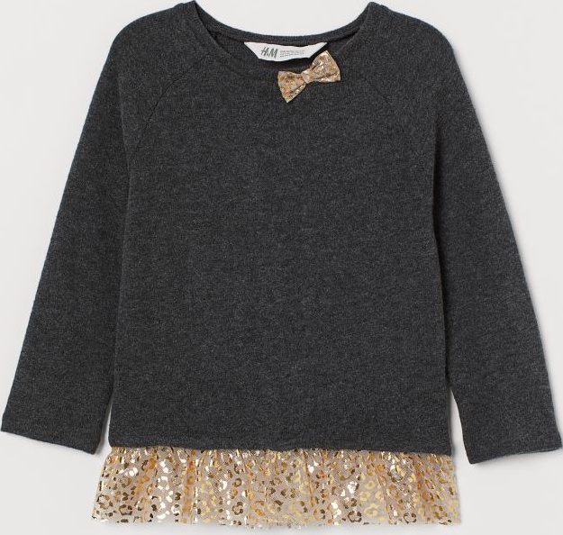 

Джемпер H&M 0739897 134-140 см Темно-серый