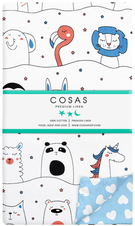 

Пододеяльник Cosas AnimalsCord 155х215