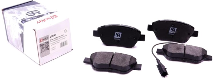 

Колодки гальмівні (передні) Solgy Fiat Doblo/Citroen Nemo/Peugeot Bipper 08- (з датчиком)