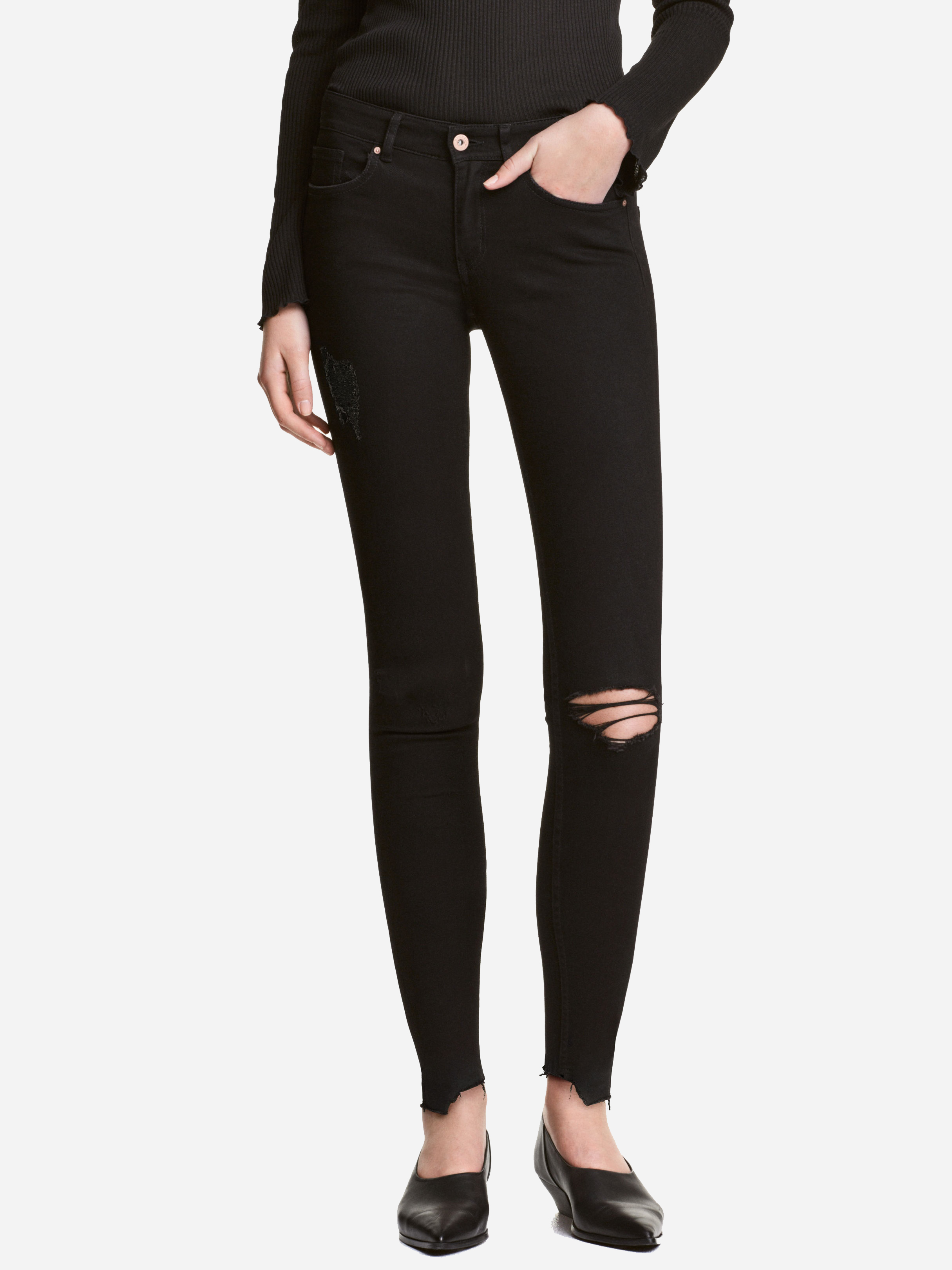 

Джинсы H&M 4485156-AAAD 34 Черные