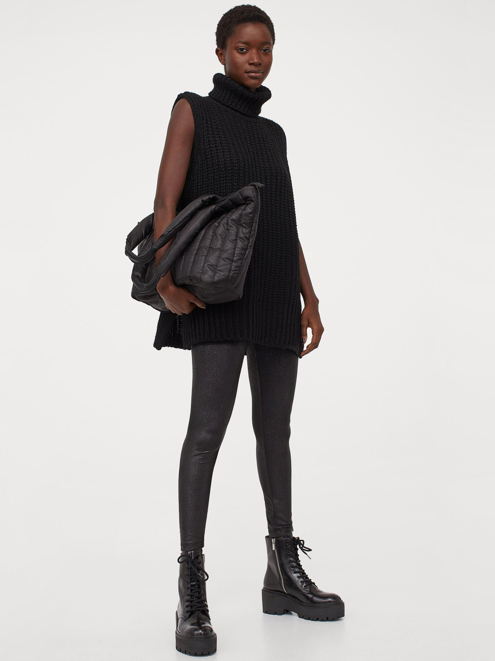 

Леггинсы H&M 7488531-AAAD L Черные